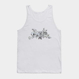 Silver flowers arrangements Tank Top